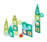 Magnetic Tiles Ball Run, 158PCS Marble Run Race Track Set with Spiral & Tunnels, STEAM Educational Construction Toys for Kids Brain Development, Boys Girls Birthday Gifts Age 3 4 5 6 7 (42pcs)