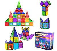 Magnetic Tiles Building Blocks Toy - STEM Educational Magnetic Blocks for Kids, Creativity Preschool Learning Sensory Montessori Toddler Magnetical Toys for Boys & Girls 3+ Years Old - 42pc