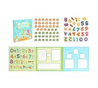 Magnetic Tiles for Educational Fractions - Mathematical Manipulative Teaching Materials, Magnetic Set of Fractions for Learning | For Classroom Teaching, Primary School and Travel