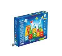 Magnetic tiles - GEOMAG - Tiles Gems 4100 - 16 pieces - Geometric shapes - Crystal effect