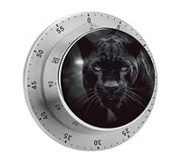 Magnetic Timer Manual Kitchen Timer for Cooking, Cute Egg Timer Loud Countdown Clock Mechanical Countdown Timer for Classroom, Gym, Baking, Exercise, Study, Workout Clock by Animal Panther