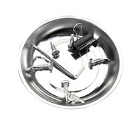Magnetic Tool Bowl Magnet Holder Metal Items Gathering Round Parts Screws Sockets Bolts Pins Stainless Steel Tray Dish Mechanic Garage Workshop Organizer Hardware Storage Gadget Neodymium Base Non-sl