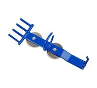 Magnetic Tool Holder For Impact Wrench And Socket Storage With Strong Hooks Blue Iron Rack For Garage Workshop Organization 39.5 Cm Length