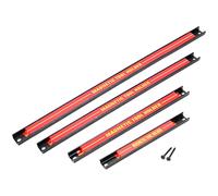 Magnetic Tool Holder Strip, 18/24in A3 Steel Ferrite Magnet Rack, Strong Magnetic Tool Bar, Space-Saving Wrench Organizer for Garage Auto Repair Workshop, Black/Silver