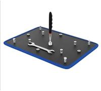 Magnetic Tool Mat Set,40LB Tool Pad with Telescoping Magnetic Pickup Tool, Non-Slip Tool Organizer for Garage, Workshop, Auto Repair, Mechanics