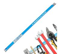 Magnetic Tool Organizer - Sturdy Metal Construction, 20cm Length, Compact Slim Design, Durable Magnetic Strip | for Garage, Workshop, Kitchen, Office, Wall, Tool Storage, Org