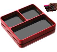 Magnetic Tool Tray Organizer, Small Tray for Electronic Repair Screws, Magnet Toolboxes Small Parts Holder for Organization, Storage Tool for Screw, Nuts and Bolts, Socket, Pin, RC Car Drone Phone