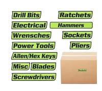 Magnetic Toolbox Labels - 12 Piece Strong Magnetic 3D Printed - Steel Toolbox Organization Magnet Labels,For Organizing Identifying And Positioning Garage Cabinet V