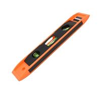 Magnetic Torpedo Level | 1.57 Inches Magnetic Spirit Level | ABS Bubble Levels Box Tool | Pocket Angle Measuring Tool Body for Tile Flooring Plumbing Woodworking Cabinetry Garage Home Leveling Tasks