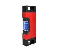 Magnetic Torpedos Level, Spirit-Level with Strong Rare Earth Magnets for Horizontal & Vertical Beams, Bubble Vial for Construction, Carpentry, Pipe Fitting(A)