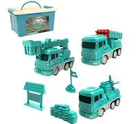 Magnetic Toys, Kids-Magnetic Robocar Set- 8/16/26/35 Piece Sets,7 in 1 Construction Vehicle & Robot Toys Set, Construction Vehicle & RobotToy for Creative Play (Military,8PCS)