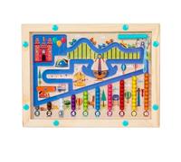 Magnetic Toys,Montessori Toys for 3+ Year Olds,Montessori Toys,Magnetic Maze,Amusement Park Magnetic Maze, Fine Motor Skills Toys for Toddlers, Color Sorting Board, Preschool Learning Resources