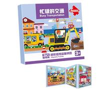 Magnetic Toys - Travel Toys Toddler Puzzles - Toddler Games for Learning Education Development for Boys Girls Kids Age 2-6 Kindergartens Preschool Birthday Road Trip Airplane Travel