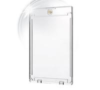 Magnetic Trading Sports Card Holders, Clear & Display Ready, 11x7.3x0.4cm, Collector Cards Preservation Case, Hard Card Sleeves, Portable & Easy to Carry, for Collectors, Displays, Keychains