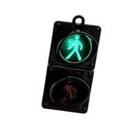 Magnetic Traffic Light Ornament - ABS Resin Pedestrian Signal Style, Decorative Fridge Magnet, Creative Novelty Accessory for School, Desk, Cabinet, Door and Wall
