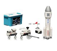 Magnetic Transform Engineering Car Toys - Kids Magnetic Robot Construction Vehicles Toys Set, Transform Robot Car Toy, Magnet Building Blocks Tiles for Boys Girls (White 17pcs)