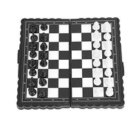 Magnetic Travel Chess Set,Portable Plastic Folding Chessboard Magnetic Travel Chess Set with Storage Box for Party Family Activities
