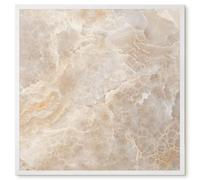 Magnetic Travel Souvenir Board 50x50 Cream Marble White Border