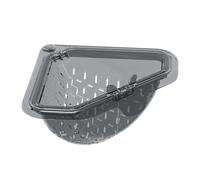 Magnetic Triangle Drain Basket,Corner Sink Strainer, Suction Scrap Holder - Triangle Drying Sink Strainer Corner Basket - for Scrap Food Waste Garbage Trash Fruits Vegetables
