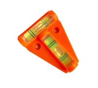 Magnetic Triangular Caravan Level Indicator - Bubble Spirit Level for Motorhome & Campervan - Magnetic Backing for Quick Setup - Fixing Hole for Permanent Mount - Compact & Durable