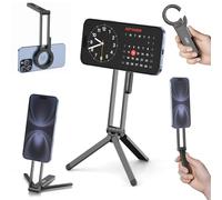 Magnetic Tripod for iPhone, Portable Cellphone Tripod Strong Suction Pocket Mini Phone Tripods Stand Magnet Phone Mount Compatible with iPhone 16 15 14 13 12 Series