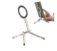 Magnetic Tripod for Mobile Phone - Foldable Mini Smartphone Holder - Tripod for Mobile Phone Video Recording | For Travel Gym Home Office Vlogging Filming Camera