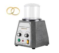 Magnetic Tumbler Polisher Machine 4 Speed Control, 100mm Jewelry Buffing and Polishing Cleaner for Gold and Silver