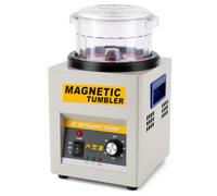Magnetic Tumbler Polishing Machine, 2000RPM, 600g Capacity for Metal Deburring, Rust Removal, Precision Finishing of Jewellery and Metal Components