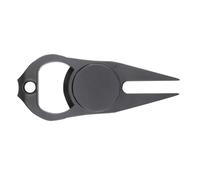 Magnetic Turf Repair Tools - Zinc Alloy Putting Green Fork, Multifunctional Lightweight Ball Marker Alignment Gadget | Foldable Design Pitch Fork Groove C