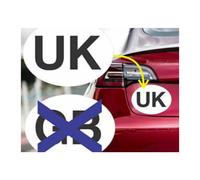 Magnetic UK Car Sticker Oval Sign Badge GB Plate Europe Travel Car Van Motorhome