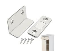 Magnetic - Ultra Thin Invisible 2 Pieces Self-Adhesive Magnetic Dressing Door for Storage Cabinets, Sliding Doors, Home, Office, Dorm, Store