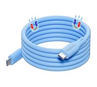 Magnetic USB C to USB C Cable 60W, 3.3FT Silicone Type C Fast Charging Cable, Tangle Free and Data Sync Type C Charger Cord for iPhone 16/16 Pro/16 Plus/16 Pro Max 15