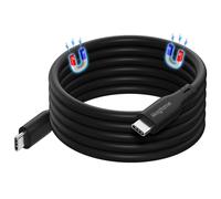 Magnetic USB C to USB C Cable 60W, 3.3FT Silicone Type C Fast Charging Cable, Tangle Free and Data Sync Type C Charger Cord for iPhone 16/16 Pro/16 Plus/16 Pro Max 15
