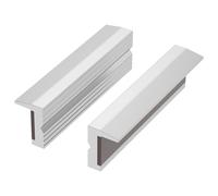 Magnetic Vise Jaws Aluminium Alloy Bench Jaw Pads Covers Multi-Purpose Protector for Woodworking DIY Making Plumbing (4 inch)
