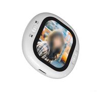 Magnetic Vlog Selfie Monitor, 2.1 Inch Screen, Portable Back Camera Display, Wired Direct Connection, Compact Design for Content Creation
