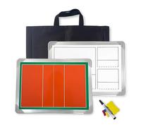 Magnetic Volleyball Coaching Board, Volleyball Dry Erase Board for Coaches, Complete Accessories, Double-Sided Use, Easy to Carry, for Teaching
