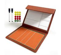 Magnetic Volleyball Tactics Board, Portable Volleyball Dry Erase Clipboard for Coaches，with Magnetic Chess Pieces and Erasable Pens