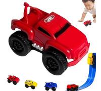 Magnetic Wall Climbing Toy Car, Anti-Gravity Climber Toy for Kids, Inertial Magnetic Levitation Wall Climbing Car, Travel on Vertical Surfaces Such as Walls Ceilings (Red)