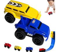 Magnetic Wall Climbing Toy Car, Anti-Gravity Climber Toy for Kids, Inertial Magnetic Levitation Wall Climbing Car, Travel on Vertical Surfaces Such as Walls Ceilings (Yellow+Blue)