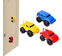 Magnetic Wall Climbing Toy Car, Emboadlie Magnetic Anti Gravity Wall Climbing Car, Zero Gravity Toy, That Drive On and Ceiling (3-PCS)