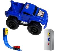 Magnetic Wall Climbing Toy Car for Kids - Anti Gravity Cars That Drive on Walls & Ceiling - Pull Back Inertial Fun STEM Toy Gift for Boys Girls Ages 3 4 5 6 (Blue)