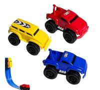 Magnetic Wall Climbing Toy Car, Magnetic Anti-Gravity Wall-Climbing Toy Car, Portable Mini Magnetic Wall Climbing Cars, Cars That Drive on Walls and Ceiling (Blue+Red+Yellow)