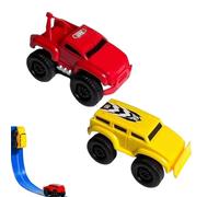 Magnetic Wall Climbing Toy Car, Magnetic Anti-Gravity Wall-Climbing Toy Car, Portable Mini Magnetic Wall Climbing Cars, Cars That Drive on Walls and Ceiling (Yellow+Red)