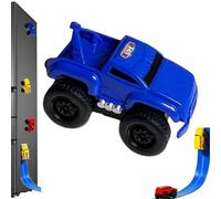 Magnetic Wall Climbing Toy Car,Magnetic inertial Wall Car,Anti-gravitys Wall Climbings,Can Drive on Iron Walls and Iron Ceilings, Gifts for Boys and Girls (Blue)