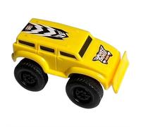 Magnetic Wall Climbing Toy Car, Pull-Back inertial Climbing, Anti-gravitys, Can Drive Vertically, Drives on The Wall and Ceiling, Friction Powered Car Toys (Yellow)