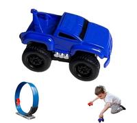 Magnetic Wall Climbing Toy Car,Pull Back Inertial Climbing Cars,Anti-Gravity Climber Toy for Kids,Travel on Vertical Surfaces Such as Walls Ceilings,Educational Learning Toys for kinder (Blue)