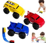 Magnetic Wall Climbing Toy Car - Wall Climbing Car, Emboadlie Wall Climber Cars, Inertial Magnetic Levitation, Puzzle Decompression Toys, Anti-Gravity Climber Toy for Kids (3pcs-mix)