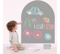 Magnetic Wall Decal: 15.7" x 31.5" (Gray)