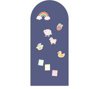 Magnetic Wall Decal - Reusable Interactive Stickers - Arched Wall Decals Teaching Supplies | for Students Teachers Indoor Bedroom School Classroom