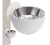 Magnetic Wall Dog Bowl, Stainless Steel Anti-Spill Magnetic Dog Food Bowls, Anti-Spill Dog Food Bowls, Raised Feeding Bowl, Firmly Mounted Cat Bowl, Dishwasher Safe for Pets, Food and What